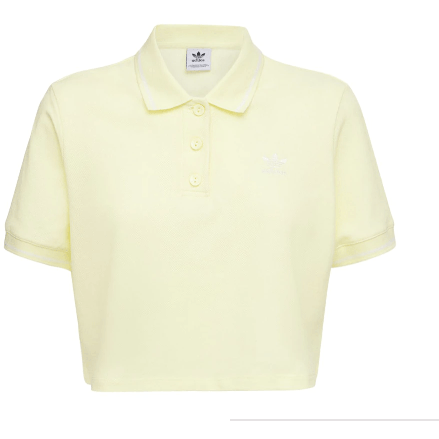 CROPPED COTTON BLEND POLO - MAXWELL SPORT